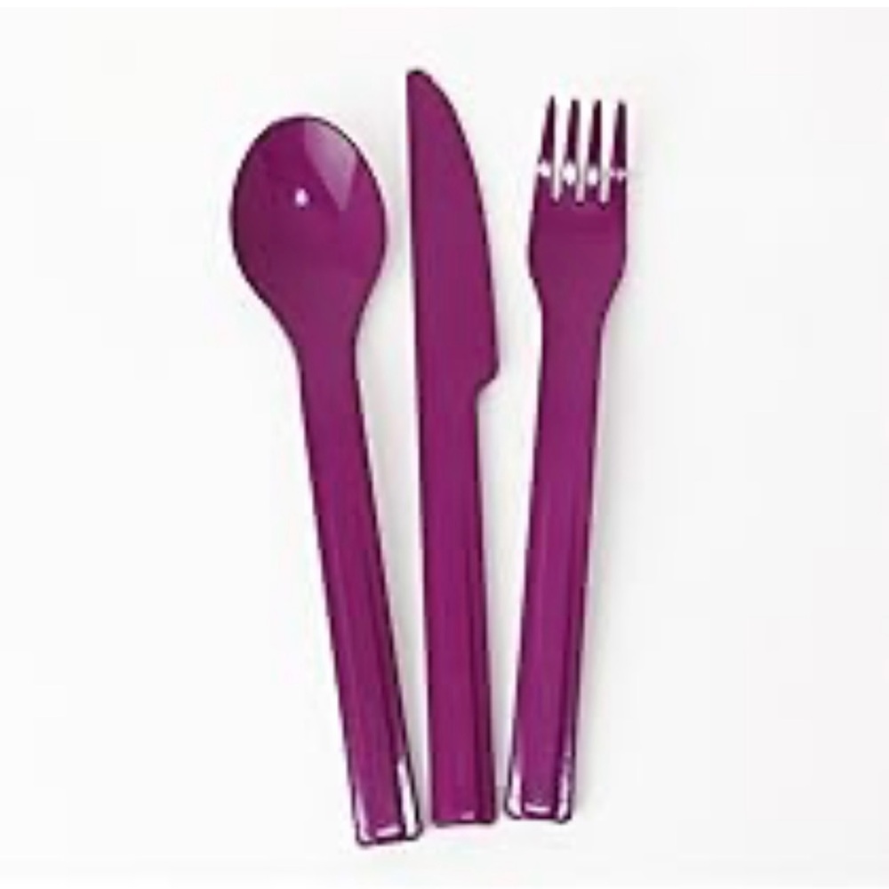 Tupperware Aloha Home Collection On the Go Summer Cutlery Settings
